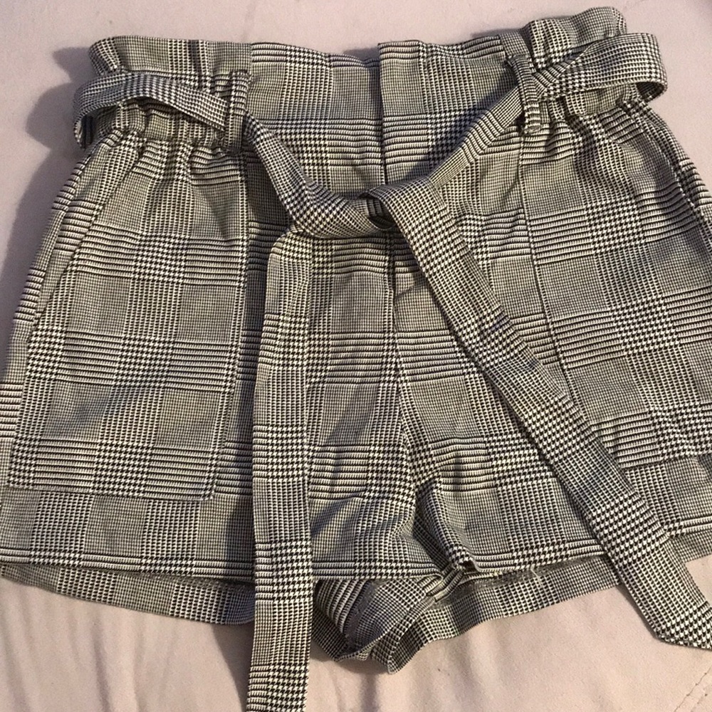 Zara Plaid Shorts